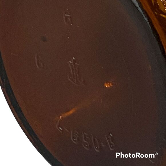 Anchor Hocking Baked Beans Jar B & M 4" L-650-B Brick Oven Crock Vintage Glass - Picture 5 of 10